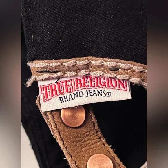 VTG True Religion - 2 Chainz - Leather Snap Back - Picture 7 of 11